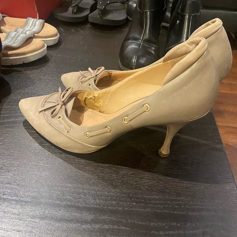 Joan & David heels
